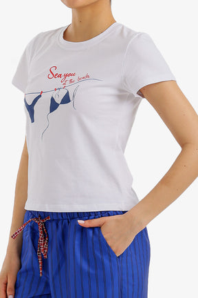 طقم بيجامة "Sea You"