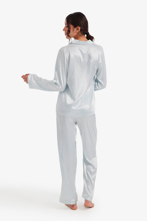 Pinstripe Satin Pyjama