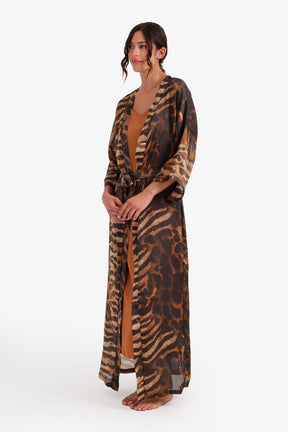 Animal Pattern Nightgown Set