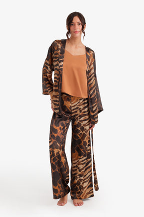 Animal Print 3-Piece Pyjama