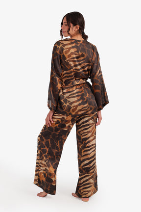 Animal Print 3-Piece Pyjama