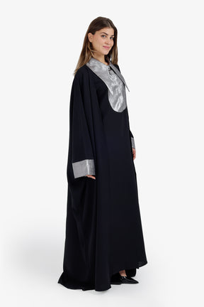 Contrast Cuff Maxi Cardigan