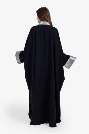 Contrast Cuff Maxi Cardigan