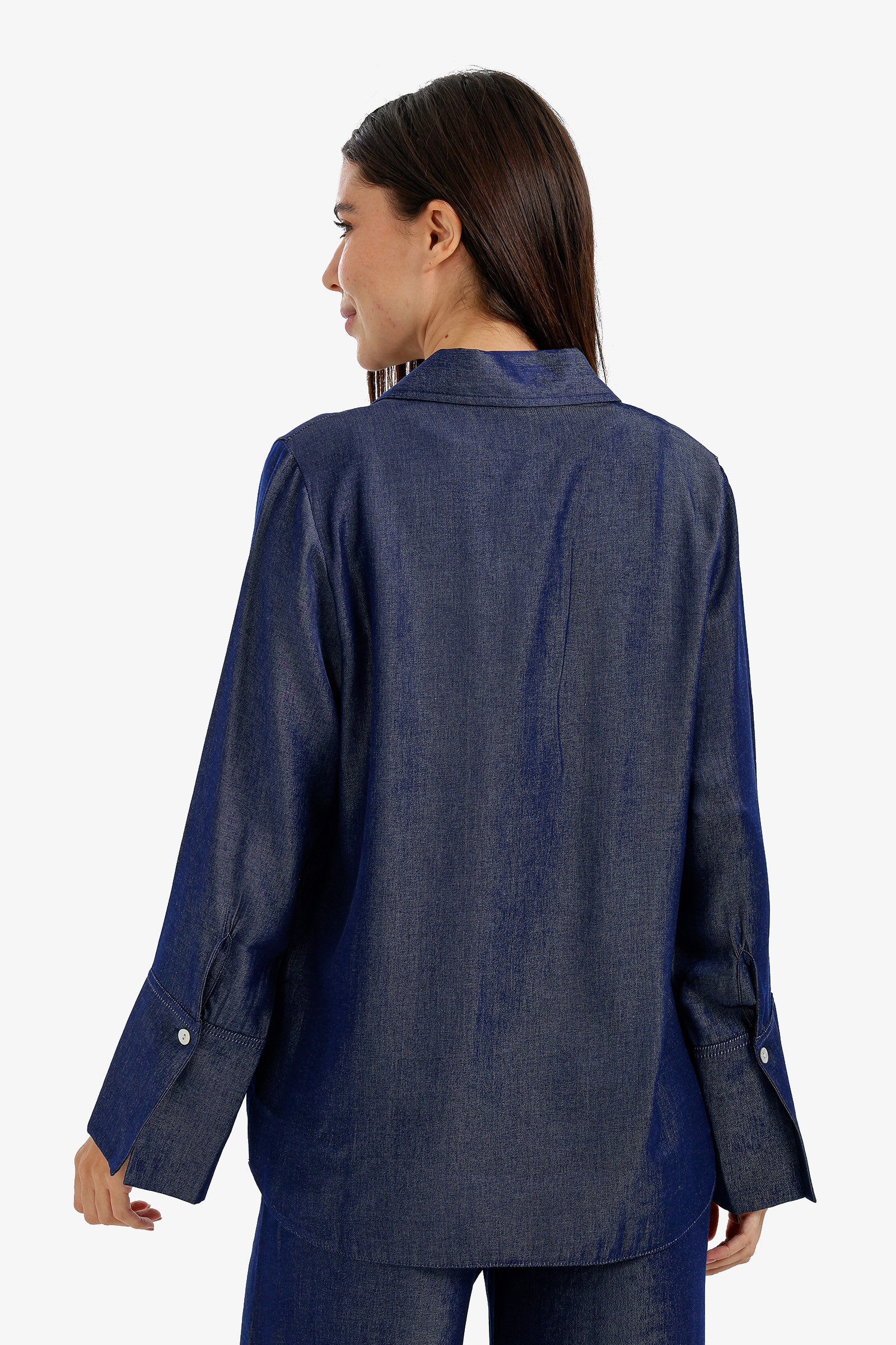 Relaxed High-Low Blouse