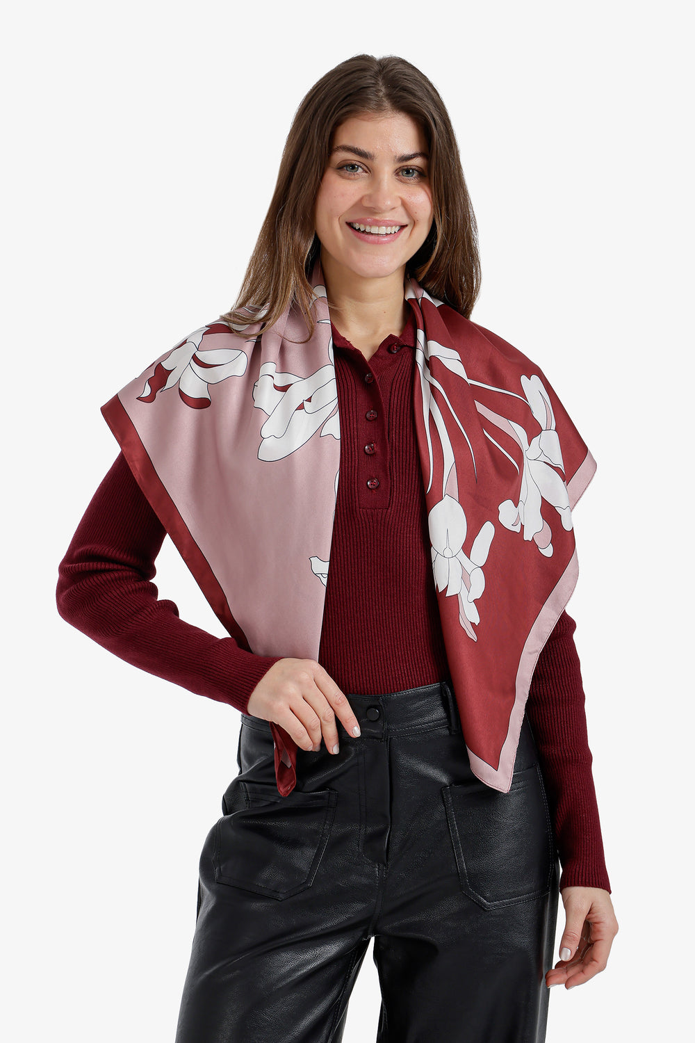 Printed Square Scarf