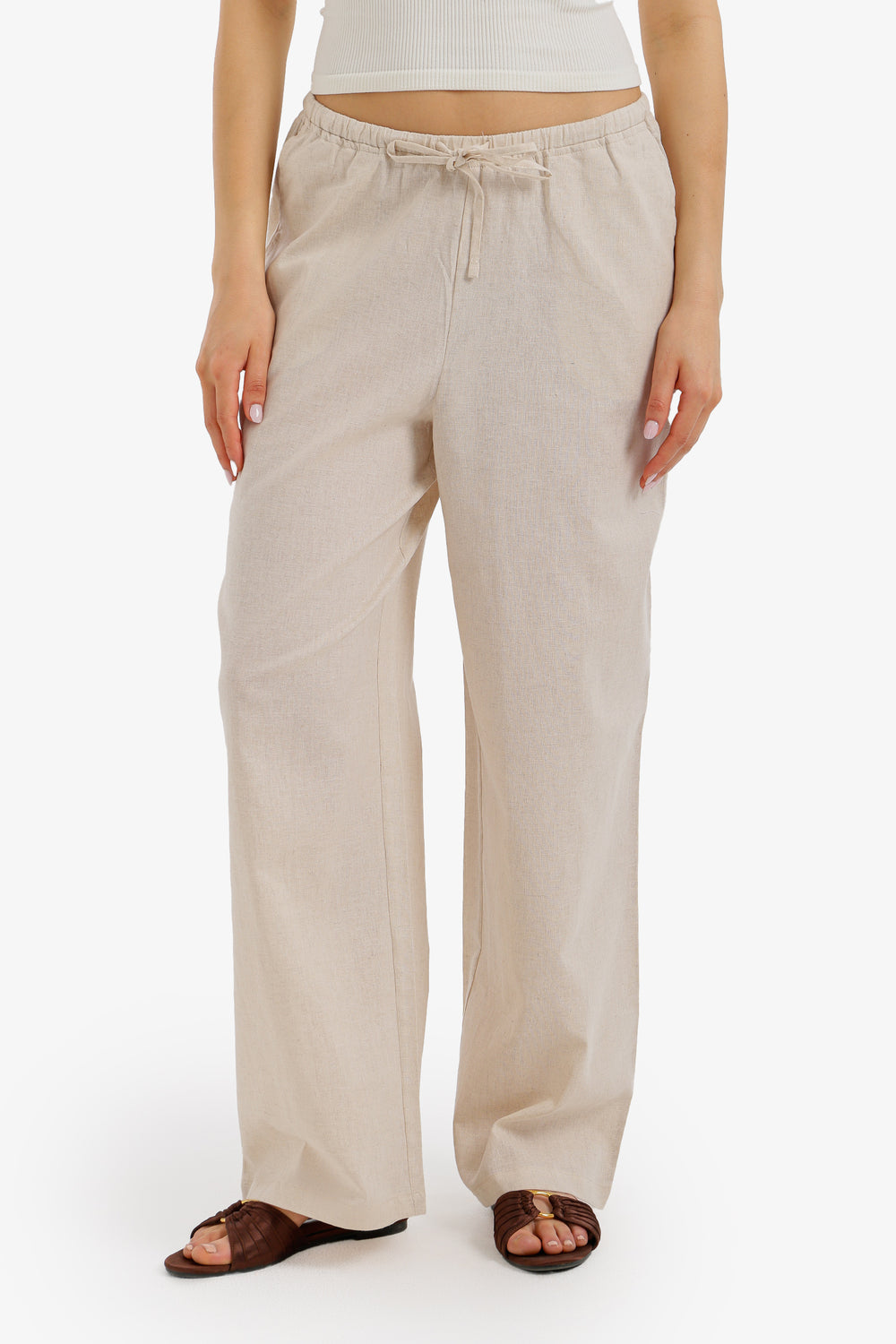 Elasticated Drawstring Lounge Pants