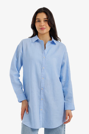 قميص تونيك بقصة مريحة