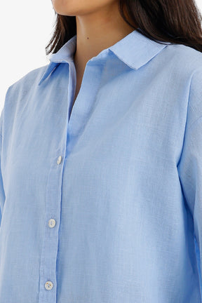 قميص تونيك بقصة مريحة