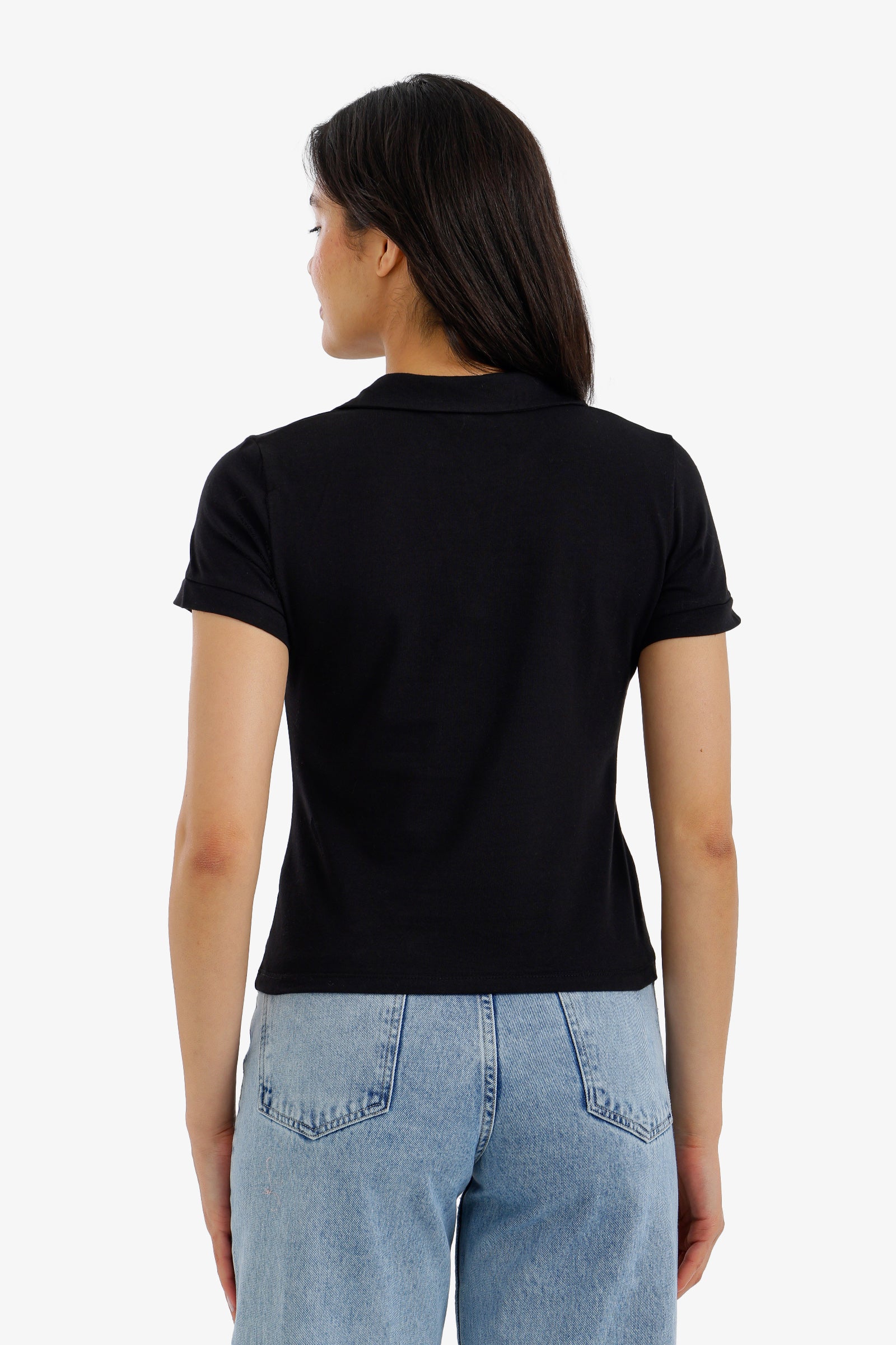 Cropped Polo T-Shirt