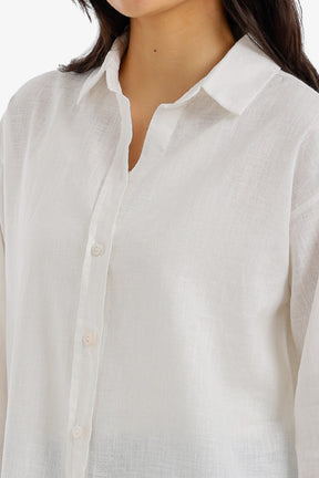 قميص تونيك بقصة مريحة