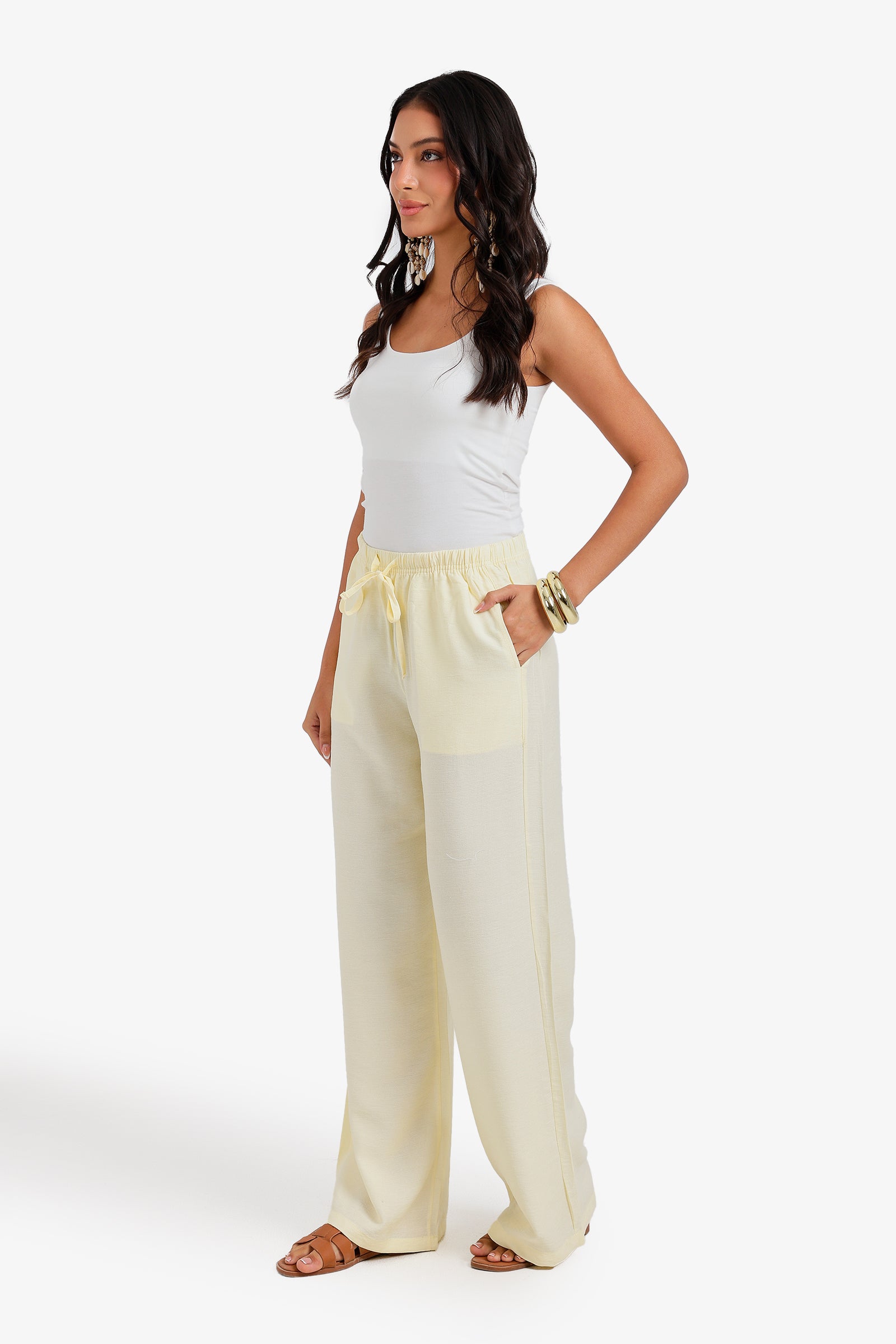 High-Waist Beach Pants