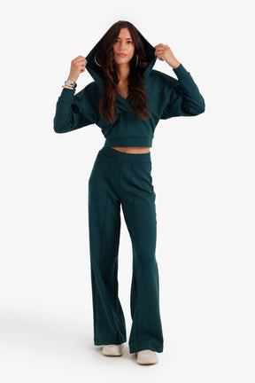 Pintuck Seam Lounge Sweatpants