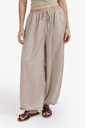 Satin Balloon Pants