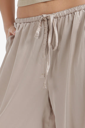 Satin Balloon Pants