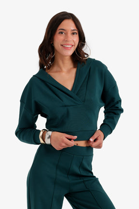 Cropped Lounge Sweatshirt