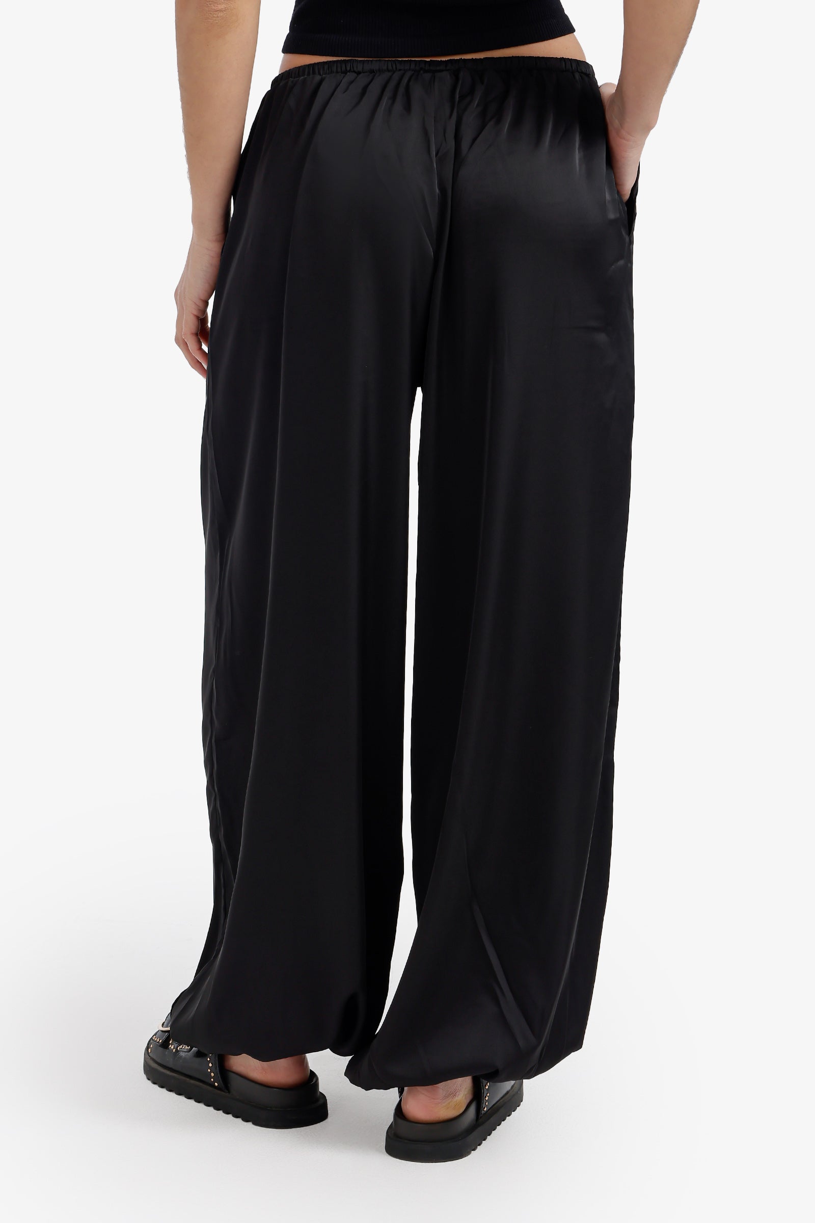 Satin Balloon Pants