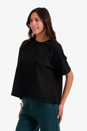 Boxy Crew Neck T-Shirt
