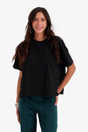 Boxy Crew Neck T-Shirt