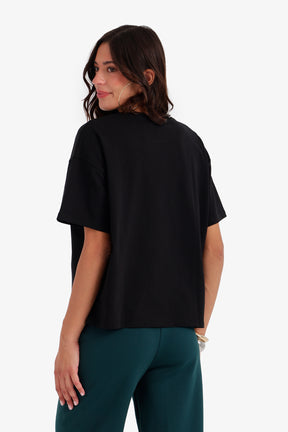 Boxy Crew Neck T-Shirt