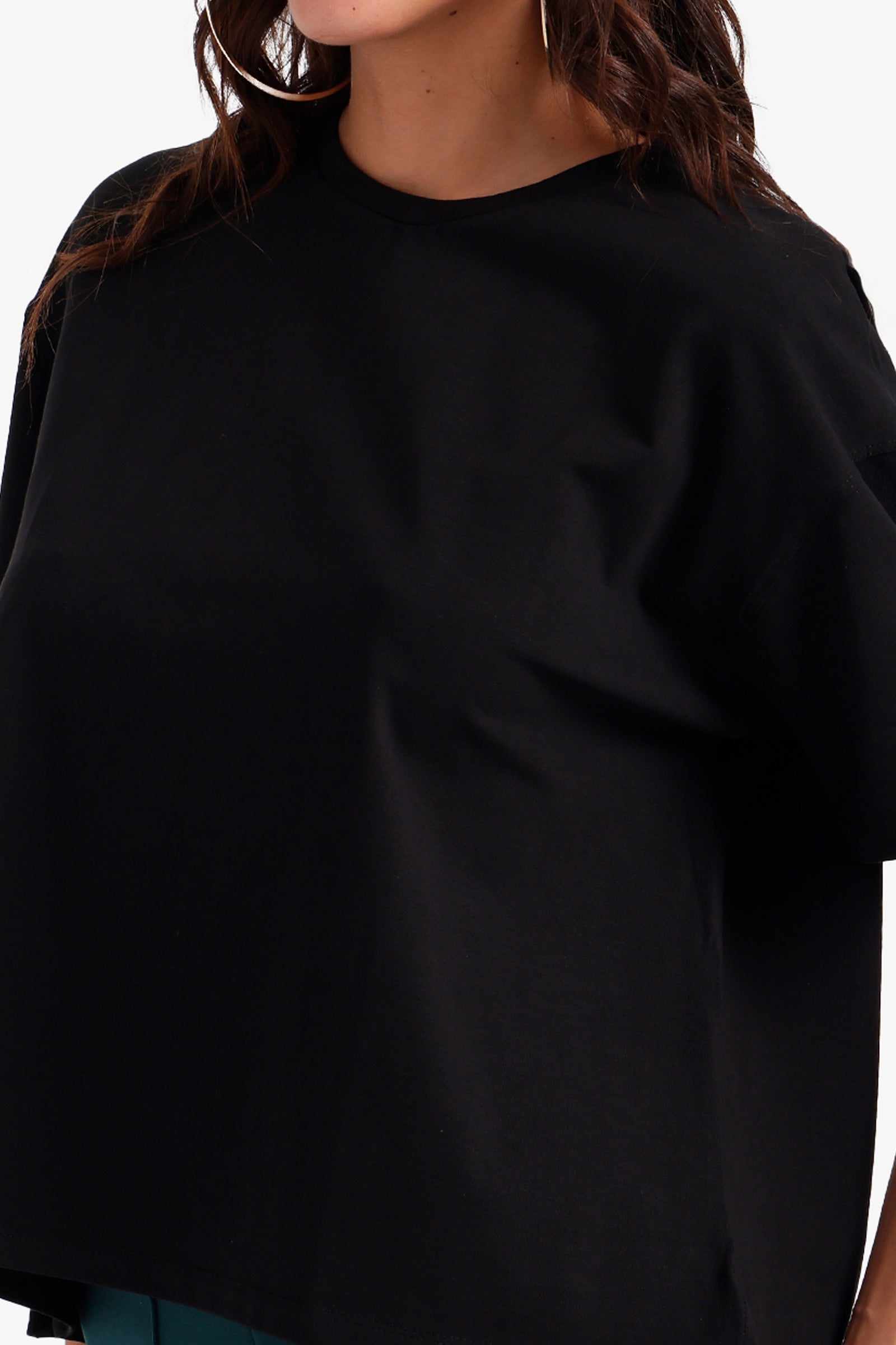 Boxy Crew Neck T-Shirt