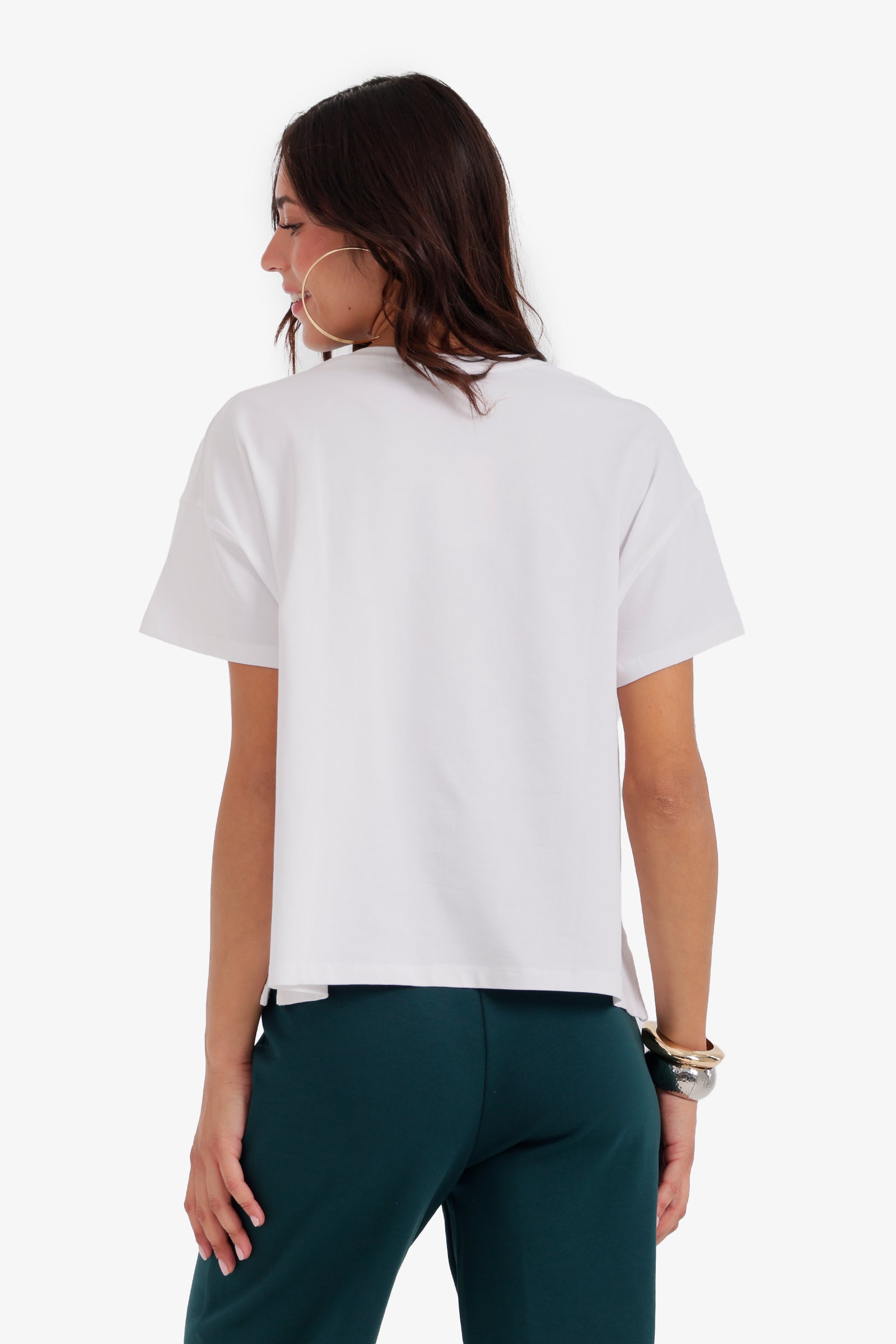 Boxy Crew Neck T-Shirt