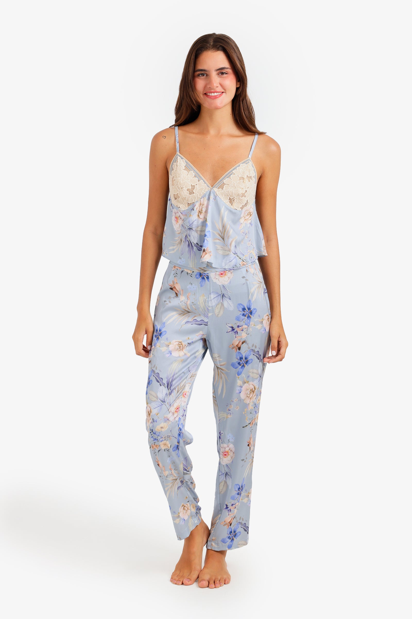 Floral 3-Piece Pyjama Set
