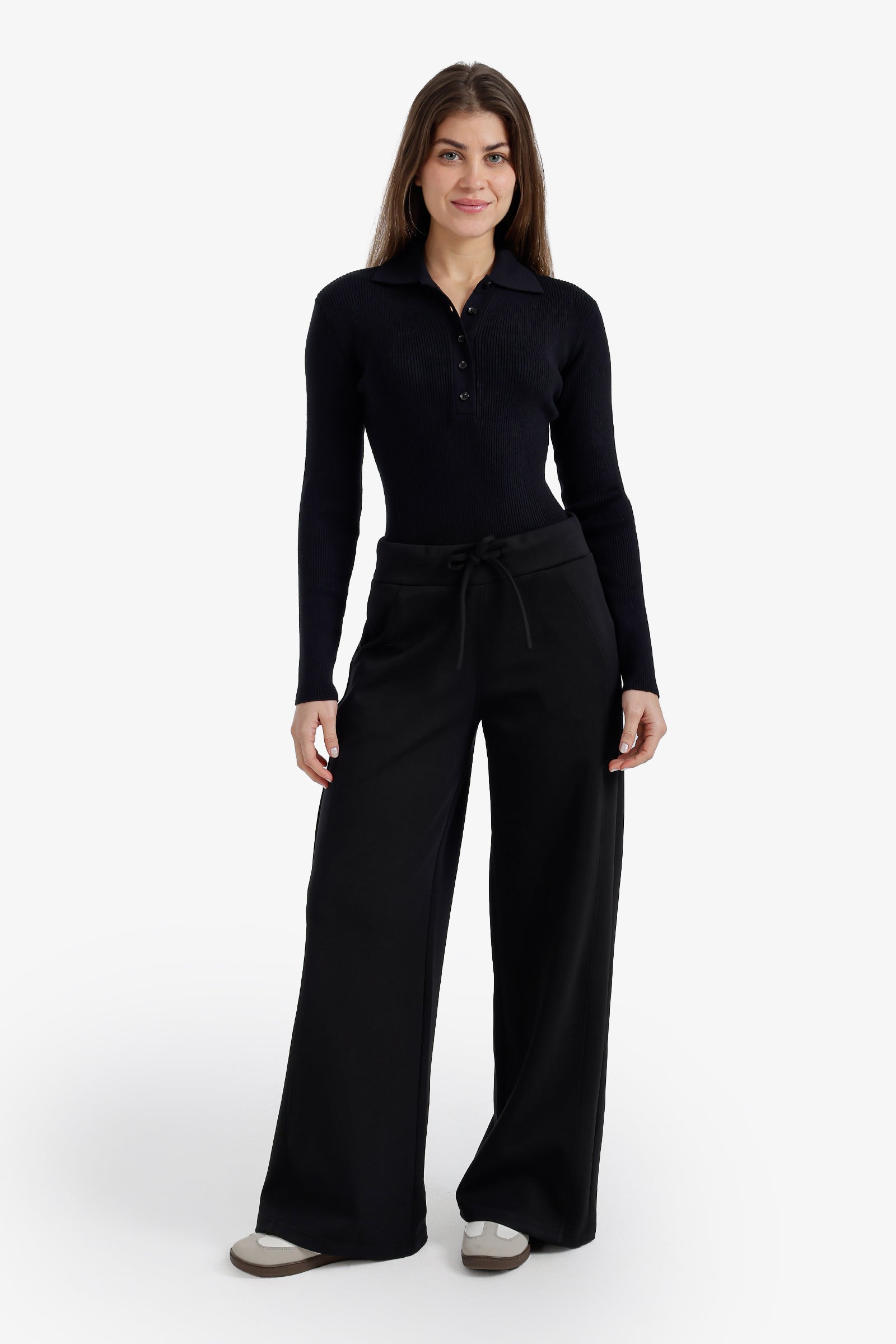 Slim Fit Ribbed Pullover
