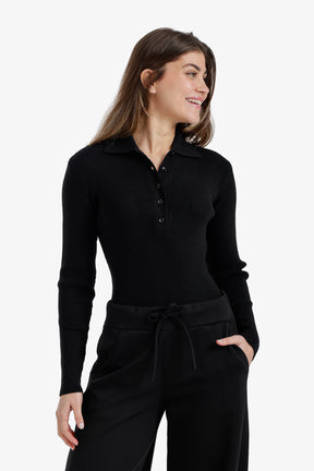 Slim Fit Ribbed Pullover