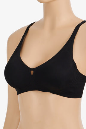 Laser Cut Ribbed Bra