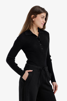 Slim Fit Ribbed Pullover