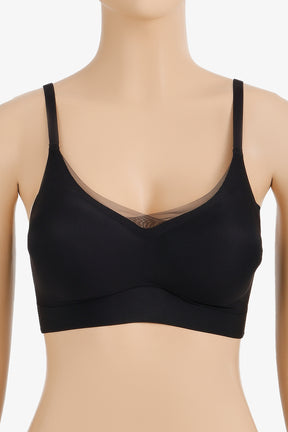 Tulle-Trim Bralette