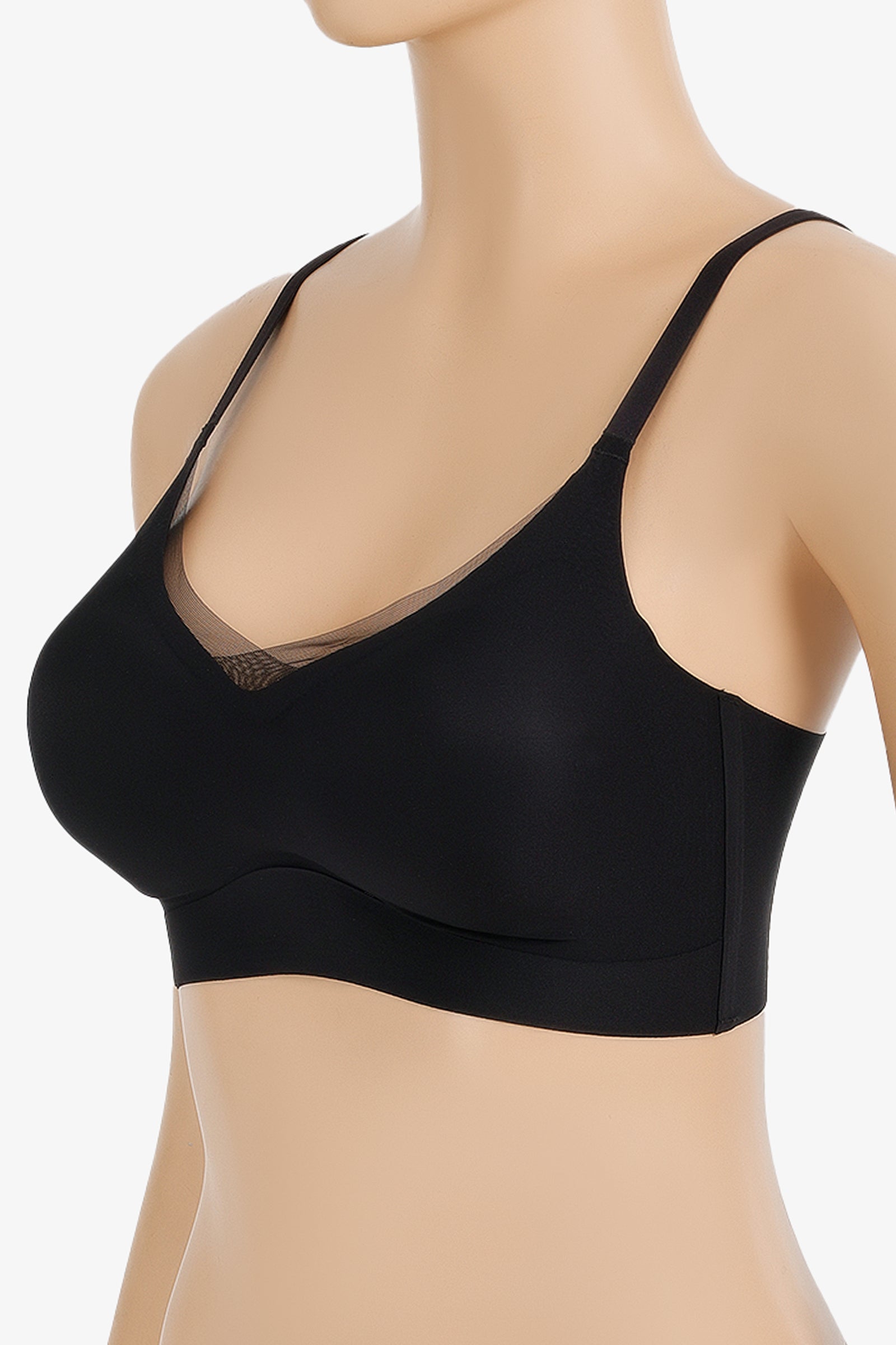 Tulle-Trim Bralette