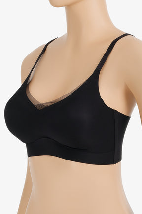 Tulle-Trim Bralette