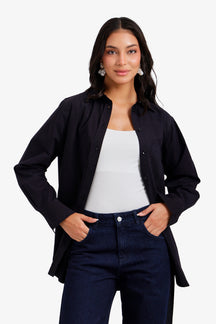 Relaxed Chest-Pocket Shirt