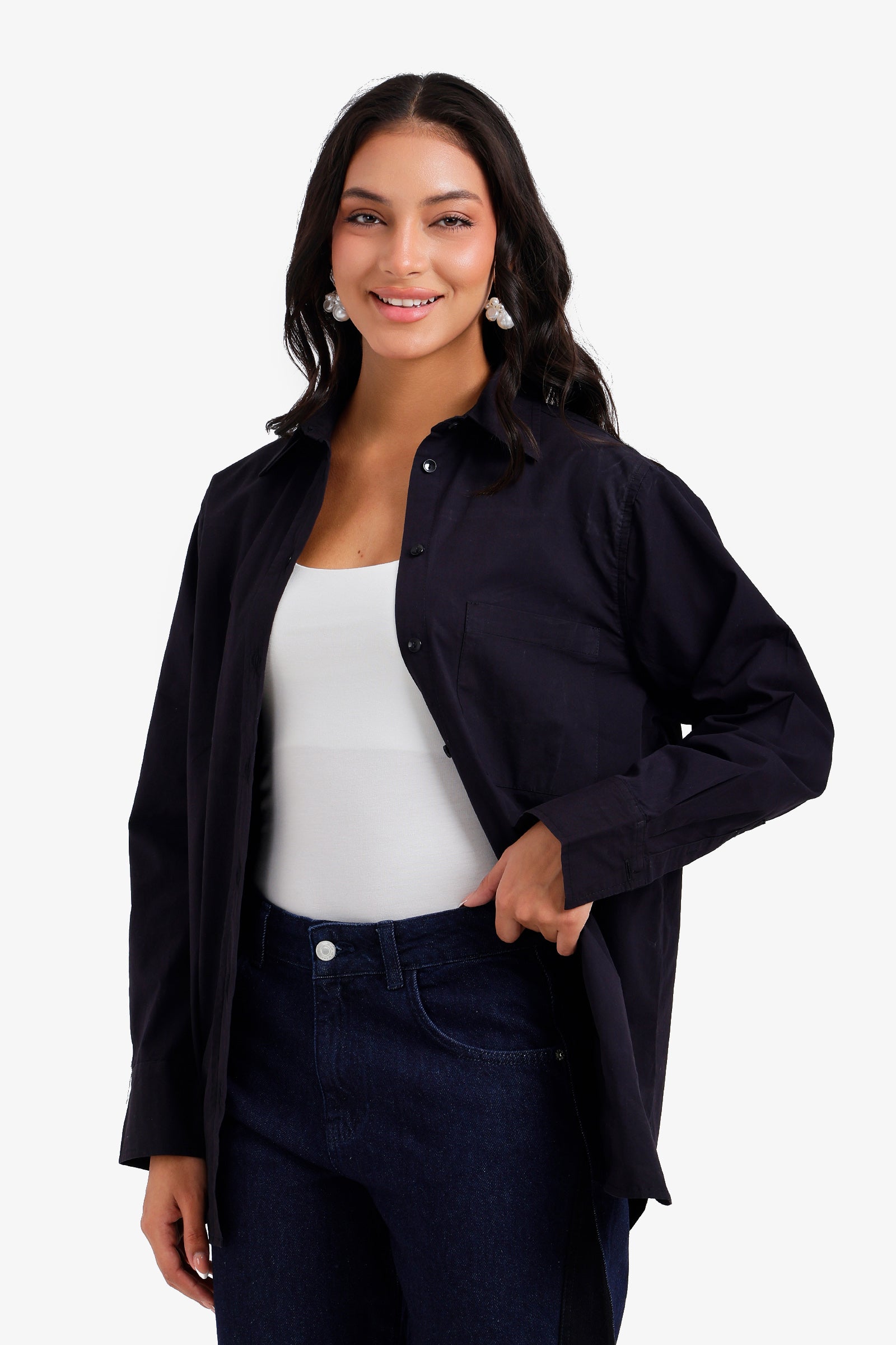 Relaxed Chest-Pocket Shirt