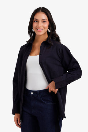 Relaxed Chest-Pocket Shirt