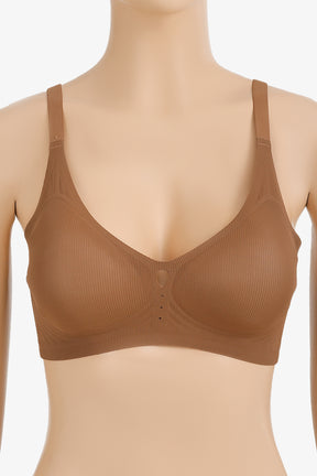Laser Cut Ribbed Bra