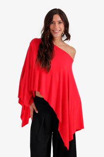 Flowy Asymmetrical Poncho