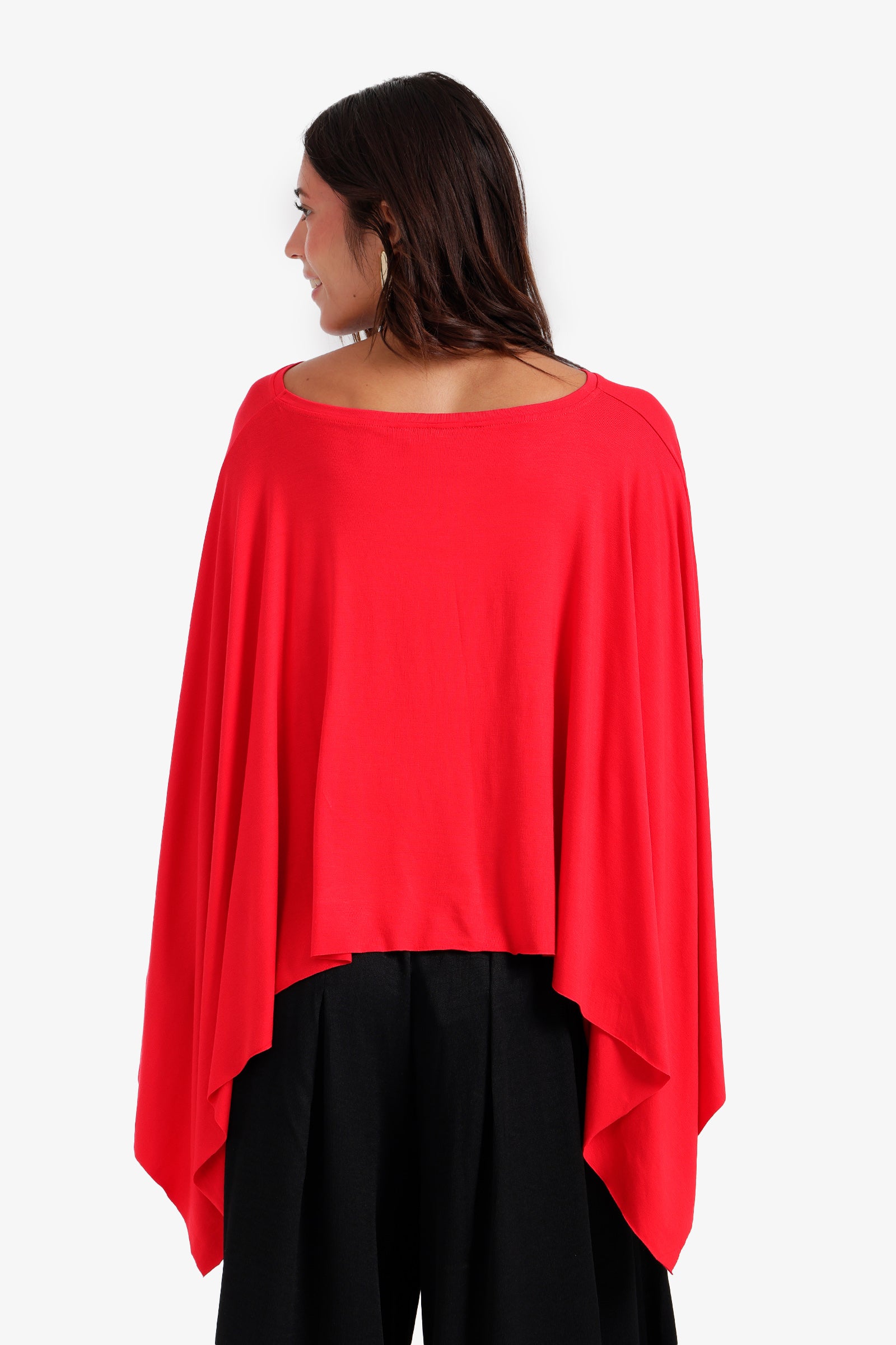 Flowy Asymmetrical Poncho