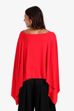 Flowy Asymmetrical Poncho