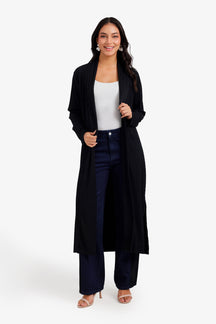 Ribbed Midi Cardigan