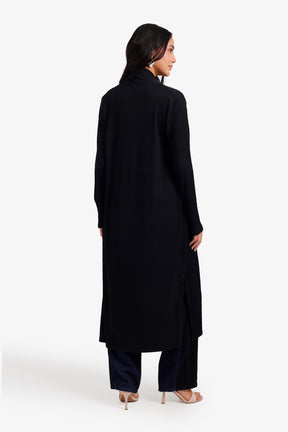 Ribbed Midi Cardigan