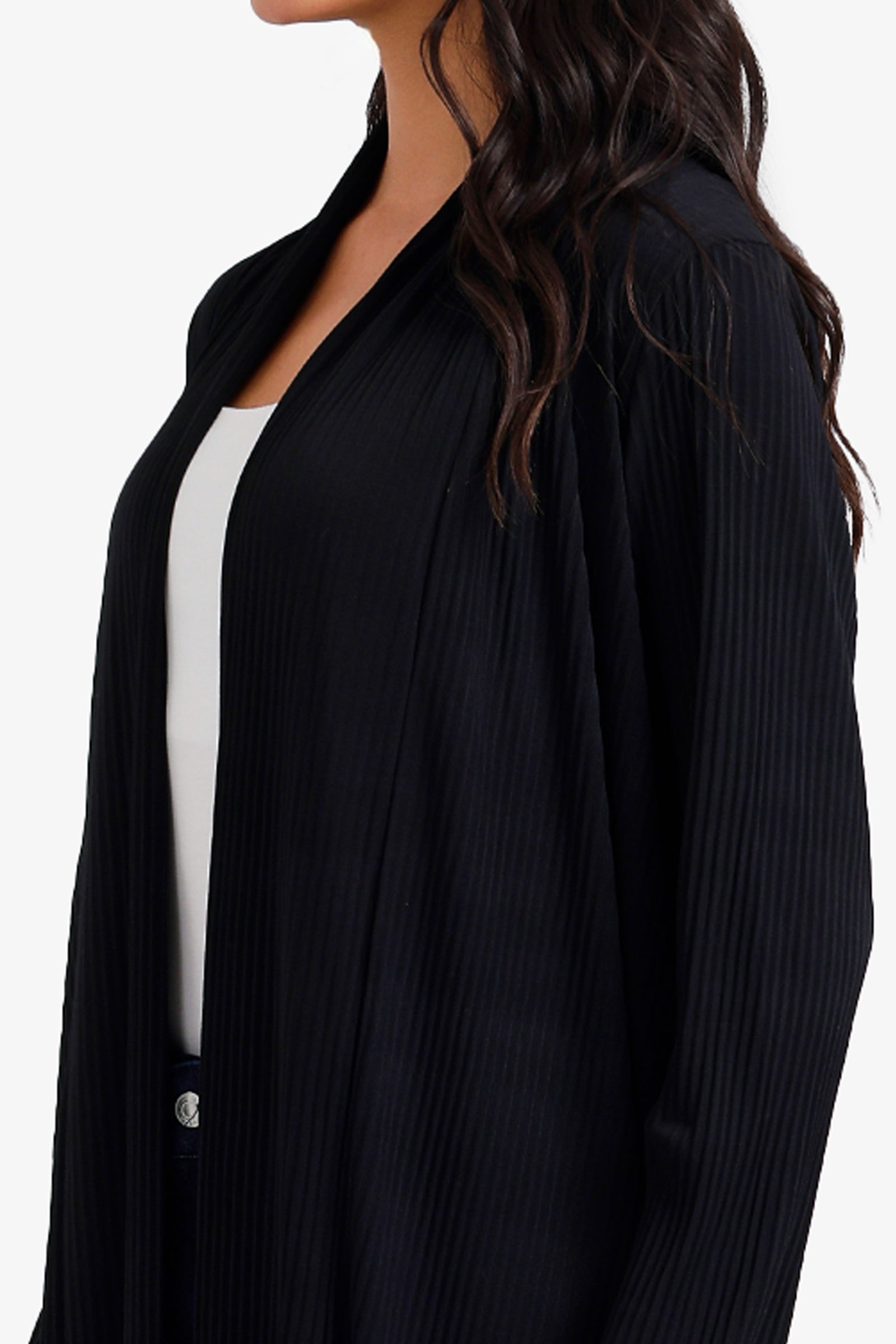 Ribbed Midi Cardigan