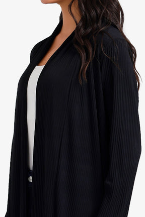 Ribbed Midi Cardigan