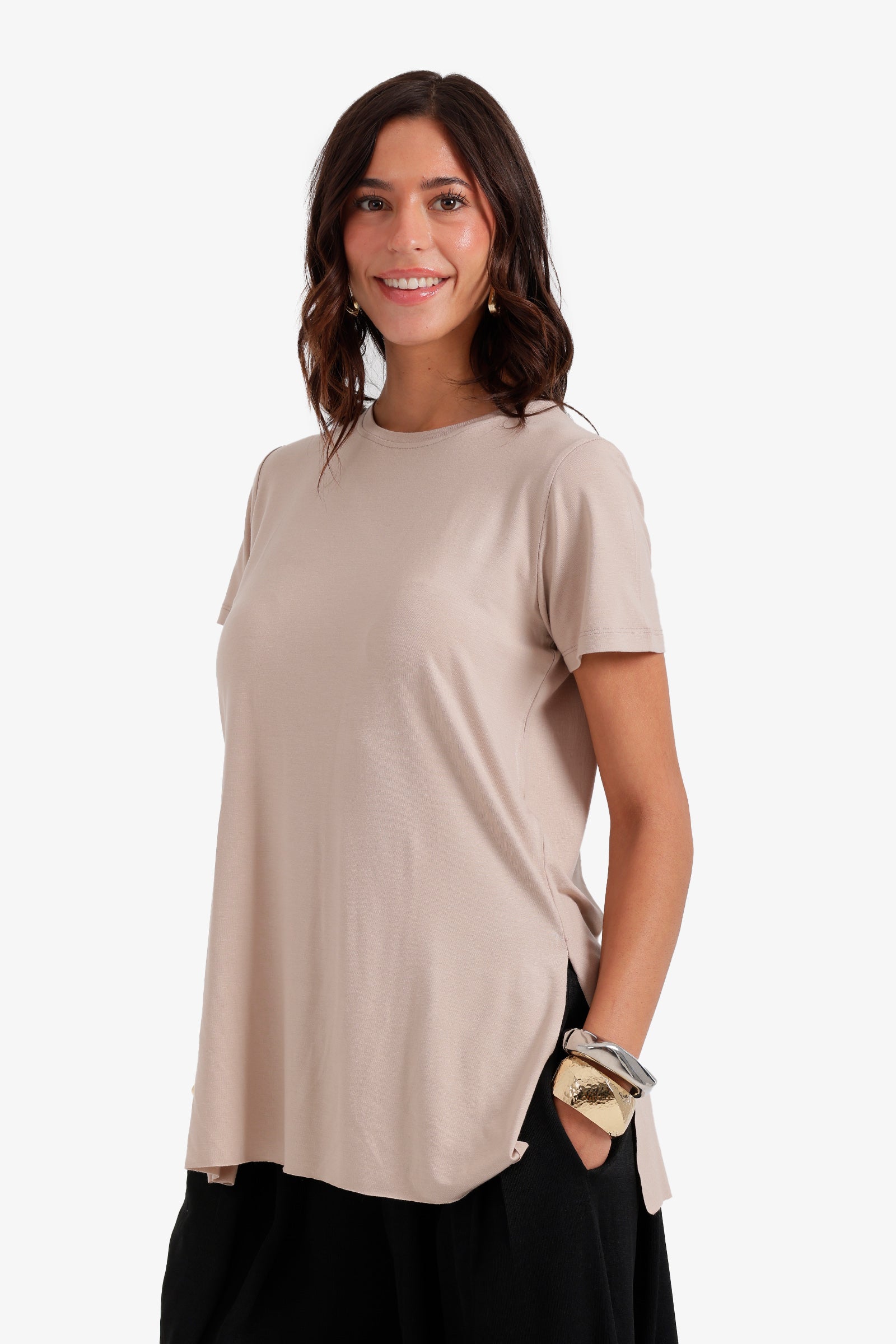 Side Slit T-Shirt