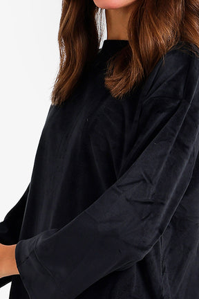 Velvet Relaxed Fit Pyjama Set