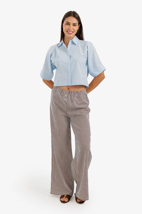 Striped Elasticated Pants