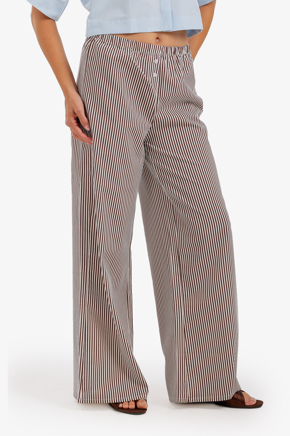 Striped Elasticated Pants