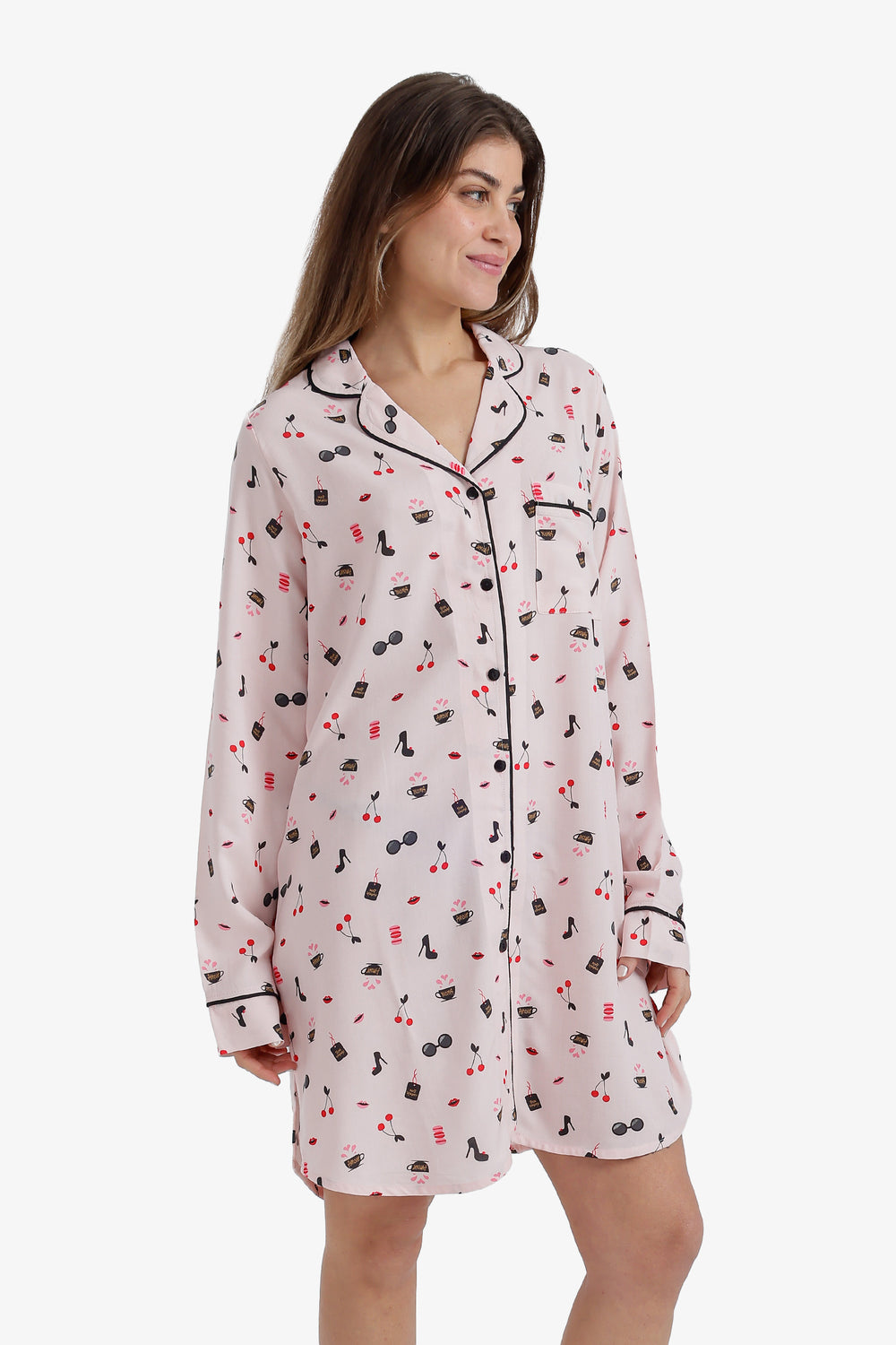 All Over Printed Nightgown