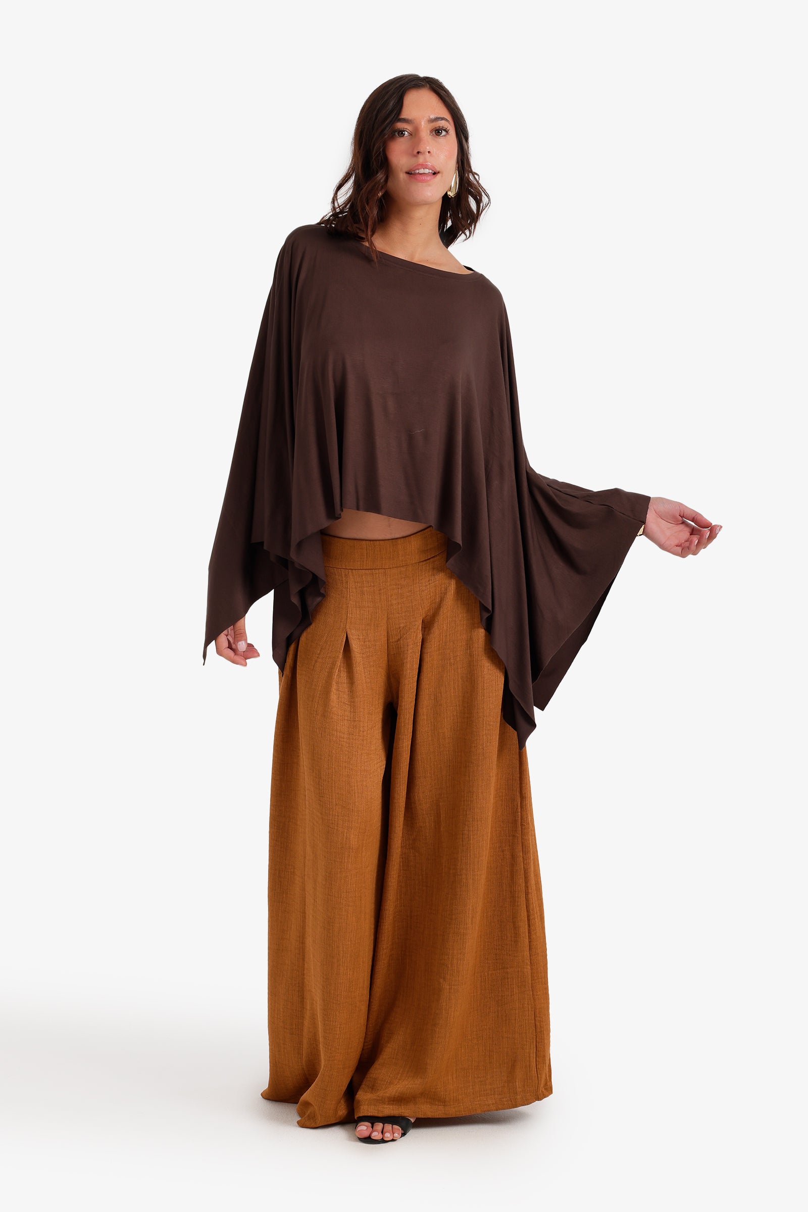 Flowy Asymmetrical Poncho